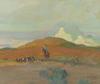 An oil on canvas board painting by Allen Cram. <i>image courtesy of Skinner, Inc</i>.
