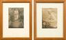 Two Doris Ulman platinum prints of Mr. and Mrs. Jams M. Hipps, both framed