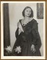 A platinum print portrait of Katherine Cornell by Doris Ulmann