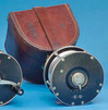 An Edward vom Hofe No. 4236-0 fly fishing reel with case