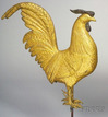 A Hamburg rooster weathervane attributed to L.W. Cushing & Sons