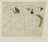 Ben Nicholson etching, Lucca (Small Version)