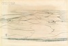 Ben Nicholson pencil drawing, Cornwall, Near Saint Ives