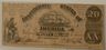 Confederate States twenty dollar bill with sailing ship, 1861