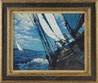 Arthur Saron Sarnoff oil painting, Beating to the Weather Mark