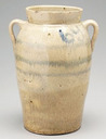 Stoneware churn with Bristol glaze, probably Timmerman Pottery of Lanier Co., Georgia