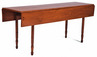 A New England dropleaf harvest table