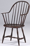 A continuous-arm Windsor chair attributed to John Sprosen, New York City, 1788 to 1800