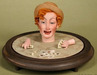A Mephistopheles Playing Cards French automaton in dome display