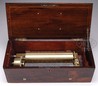 A Lecoultre four-overture music box, rare key-wind, No. 1288 that plays an 11 inch cylinder