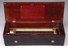 A Lecoultre six-air cylinder music box, 11 inch cylinder music box (No. 787) with brass comb-washers
