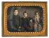 J.P. Ball quarter-plate daguerreotype of three mulatto boys