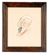 Harrison Fisher, (American/New York, 1875 to 1934), The Fisher Girl, a graphite, watercolor and gouache on paper painting