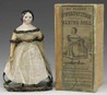 An Autoperipatetikos mechanical walking doll with her original box