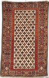 Daghestan rug, northeast Caucasus, last quarter 19th century, the antique oriental area rug having an allover pattern on an ivory field