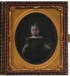 Sixth-plate daguerreotype photograph of a little girl by Ball and Thomas of Cincinnati, Ohio
