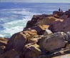 An oil on canvas marine painting by the American artist Edward Henry Potthast