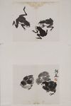 A Chinese watercolor scroll painting attributed to Qi Baishi