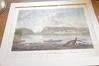 A circa 1820 handcolored engraving, <b><i>View of the Water Gap and Columbia Glassworks River Delaware</i></b>, by William Strickland after Thomas Birch