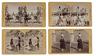 Four of a set of fifty Wheeler Expedition stereoviews by Timothy O'Sullivan and William Bell