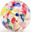 A rare 4-lobed paperweight cloud marble