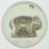 An elephant sulphide marble with slight bubble