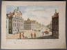 A late 18th century hand-colored engraving, <b><i>Vue de Boston</i></b>, Francois Xau Habermann