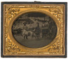 Sixth-plate ambrotype photograph of Tom Thumb's
