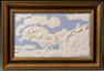 A Modern Wedgwood Solid Blue Jasper, The Fall of Phaeton plaque, England, 1977, rectangular