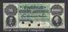A Confederate States of America Montgomery Issue $1000 Note with Calhoun and Jackson vignettes