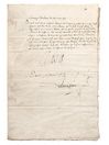 Document signed by Charles IX, King of France