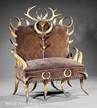 An American longhorn settee, 19th century, Texas, possibly Wenzell Friedrich