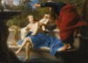 Pompeo Girolamo Batoni oil on canvas painting, Susanna and The Elders, signed and dated lower left on wall: P.B. 1751