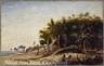 J.S. Marsh (American, 19th century), an oil on board painting, <b><i>Mouth of the St. John's River, Fla-Looking out to Sea</i></b>, 1872