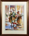 Virginia Fouche Bolton (South Carolina, 1929 to 2004), watercolor painting, SPRING SHOWERS, CHARLESTON