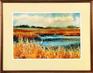 Virginia Fouche Bolton (South Carolina, 1929 to 2004), watercolor painting, MARSH SCENE