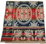 An 1861 Jacquard coverlet in the rose medalian and star pattern, signed D. Cosley, KY, 1861 in its corner block