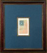 A 13 Star U.S. parade flag made of printed cotton with variation on the Great Star pattern