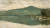 Charles Drew Cahoon oil on canvas painting, View of Clearwater Pond, Farmington, Maine, signed