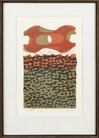 Peter Green limited edition woodblock titled Marine Form No. 1, signed and dated lower right