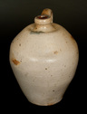 S. Purdy three-gallon ovoid stoneware salt-glazed pottery jug, stamped