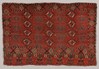Yomud Chuval, West Turkestan, second half 19th century, three columns of four midnight blue, ivory, blue/green, and light red