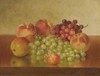 Bryant Chapin oil on canvas painting, Still Life with Fruit, signed and dated 1904