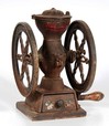 A Landers, Frary & Clark countertop coffee mill
