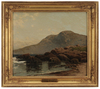 Alfred Thompson Bricher (American, New York/New Hampshire, 1837-1908) oil on canvas painting, Bailey's Hill, Nahant, unsigned
