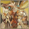 Jack Wolfe oil on canvas painting, <b><i>Little Passion</i></b>, circa 1956, signed