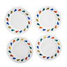 A lot of eight Alexander Girard (1907 to 1993), Hutschenreuther for Georg Jensen, Carolus Magnus plates, USA, 1950's