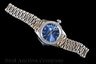 A Rolex 18 kt. yellow gold and diamonds lady's Datejust wristwatch, bezel set with diamonds