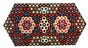 American penny rug, late 19th-early 20th century, polychrome wool felt on cotton twill