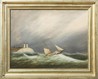 Clement Drew oil painting, Plymouth Light
